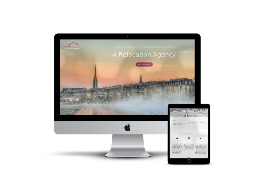 First Start in Bordeaux - Website